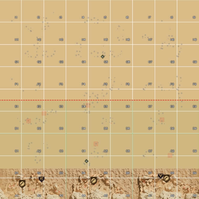 Deep Desert Erythrite Crystal Location July 23 - July 30 2025